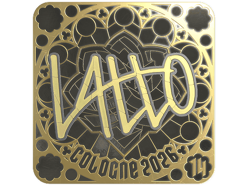 latto (Gold, Ranked) CS2 Sticker