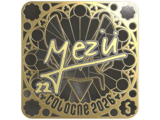 mezii (Gold, Ranked) CS2 Sticker