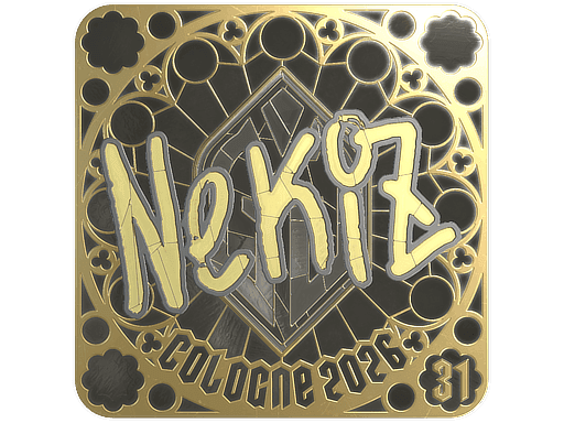 NEKiZ (Gold, Ranked) CS2 Sticker