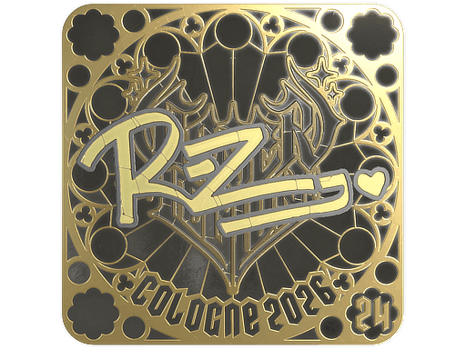 REZ (Gold, Ranked) CS2 Sticker