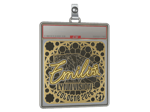 EmiliaQAQ (Gold, Ranked) CS2 Sticker