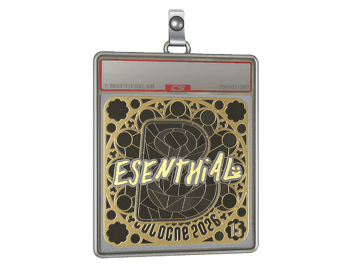 esenthial (Gold, Ranked) CS2 Sticker