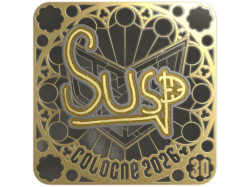 susp (Gold, Ranked) CS2 Sticker