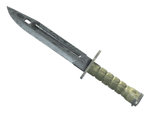 Bayonet Damascus Steel (Well-Worn)