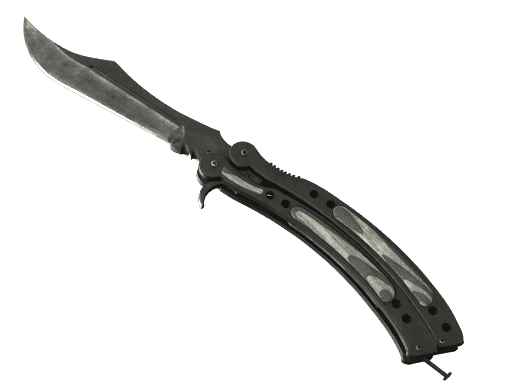 Butterfly Knife | Black Laminate CS2 Skin