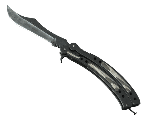 Butterfly Knife Black Laminate (Field-Tested)