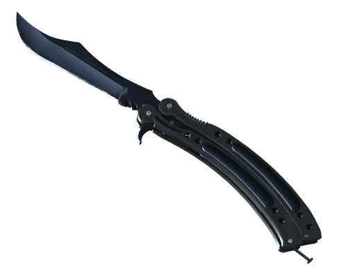 Butterfly Knife | Blue Steel CS2 Skin