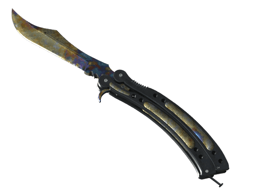 Butterfly Knife Case Hardened (Battle Scarred)