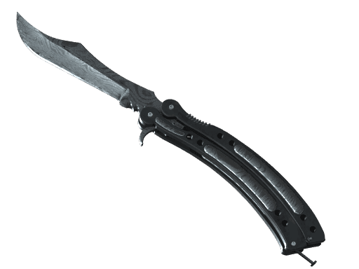 Butterfly Knife Damascus Steel (Field-Tested)