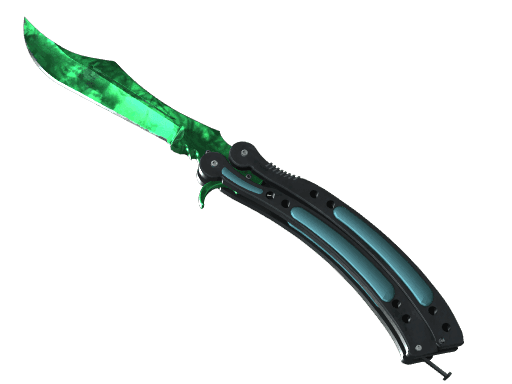 Butterfly Knife | Gamma Doppler Emerald CS2 Skin