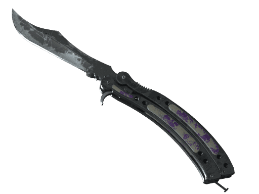 Butterfly Knife | Ultraviolet CS2 Skin
