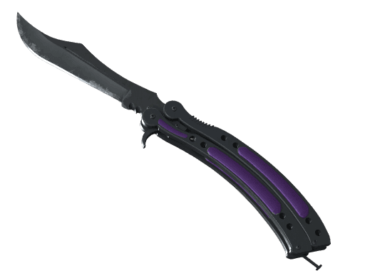 Butterfly Knife Ultraviolet (Well-Worn)