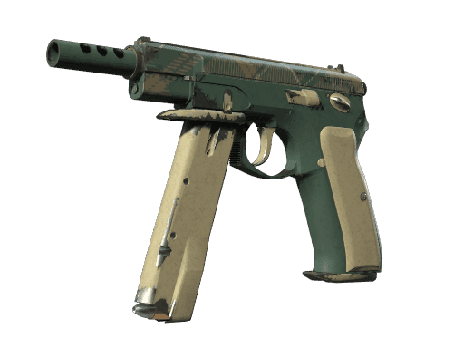 CZ75-Auto Green Plaid (Well-Worn)