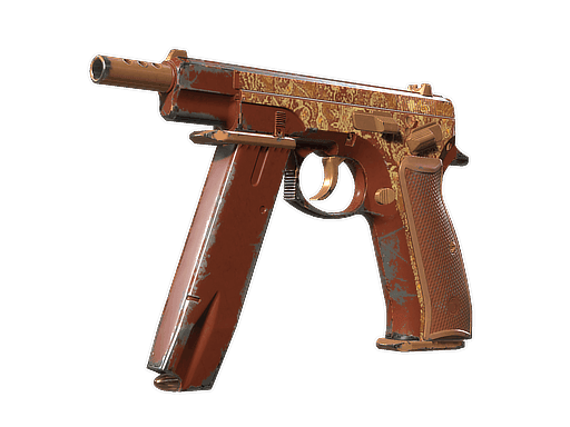 CZ75-Auto Honey Paisley (Well-Worn)