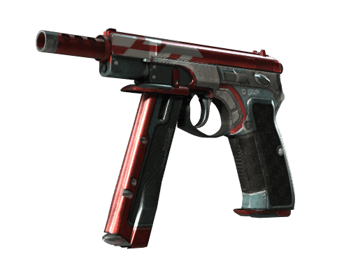 CZ75-Auto Red Astor (Minimal Wear)