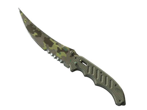 Flip Knife Boreal Forest (Well-Worn)