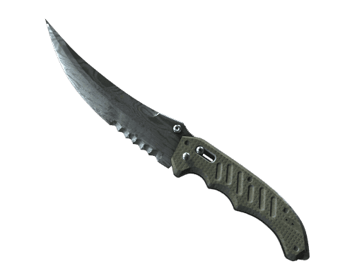 Flip Knife Damascus Steel (Field-Tested)