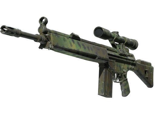 G3SG1 Jungle Dashed (Well-Worn)