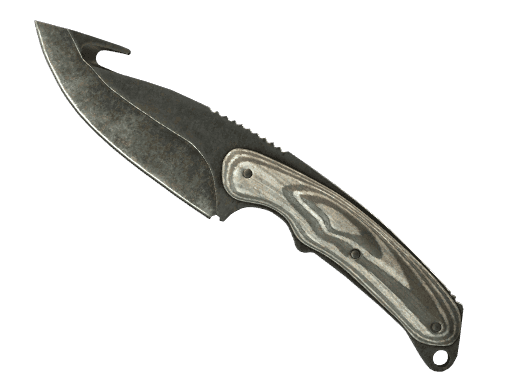 Gut Knife Black Laminate (Battle Scarred)