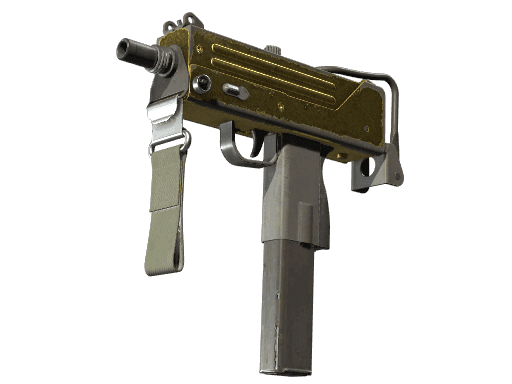 MAC-10 | Gold Brick CS2 Skin