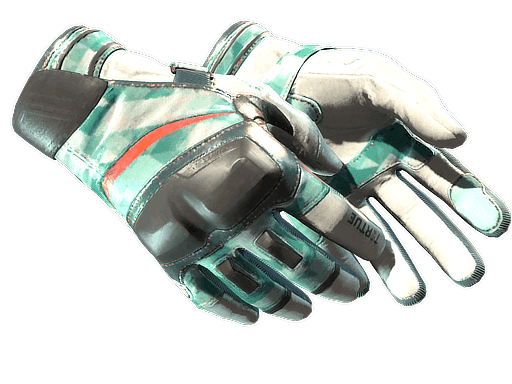 Moto Gloves Spearmint (Minimal Wear)