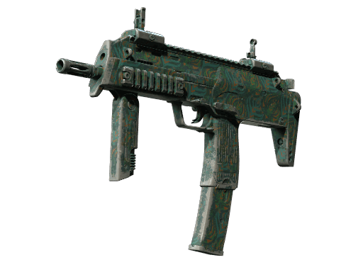 MP7 Teal Blossom (Well-Worn)
