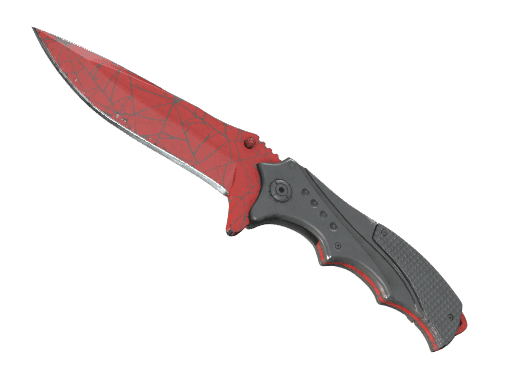 Nomad Knife Crimson Web (Well-Worn)