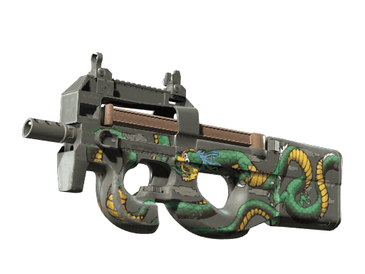 P90 Emerald Dragon (Well-Worn)