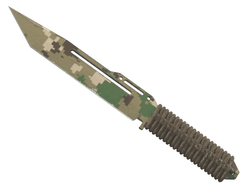 Paracord Knife Forest DDPAT (Well-Worn)