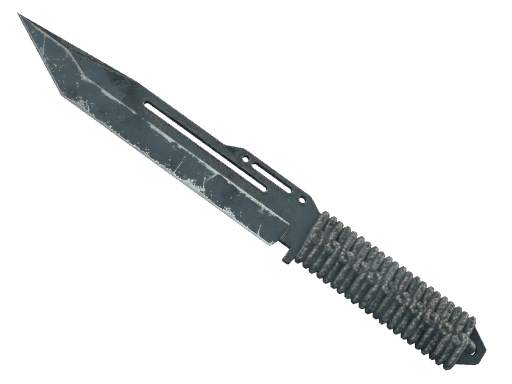 Paracord Knife Night Stripe (Battle Scarred)