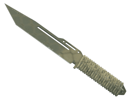 Paracord Knife Safari Mesh (Well-Worn)