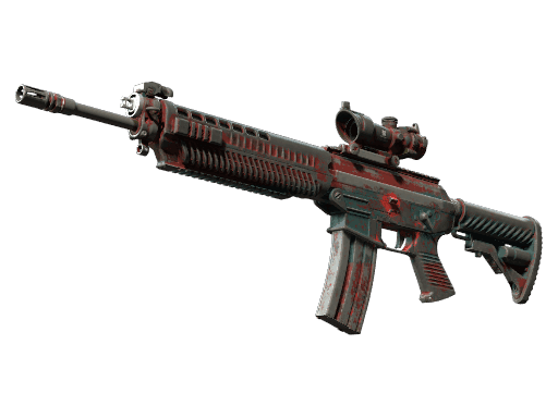 SG 553 | Fallout Warning CS2 Skin