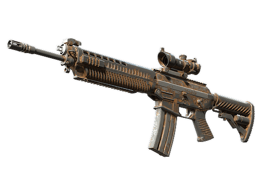 SG 553 | Safari Print CS2 Skin