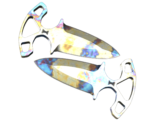 Shadow Daggers Case Hardened (Well-Worn)