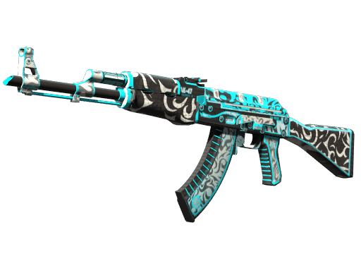 AK-47 Frontside Misty (Souvenir Minimal Wear)