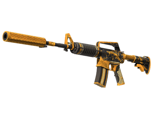 M4A1-S Golden Coil (Souvenir Well-Worn)