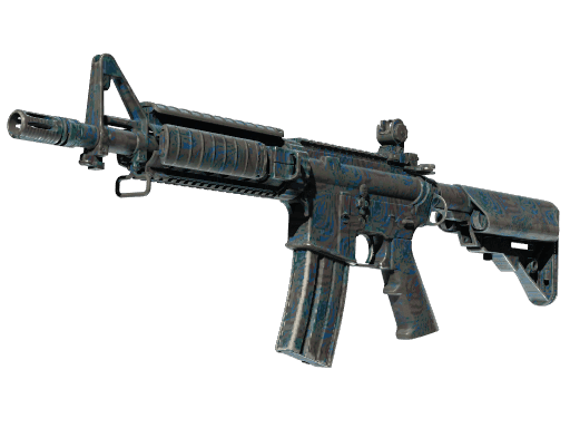 M4A4 Dark Blossom (Souvenir Well-Worn)