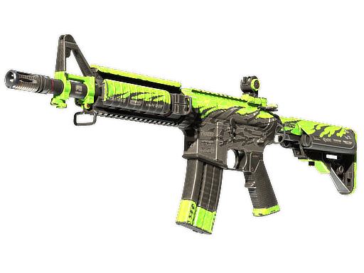 M4A4 Full Throttle (Souvenir Well-Worn)