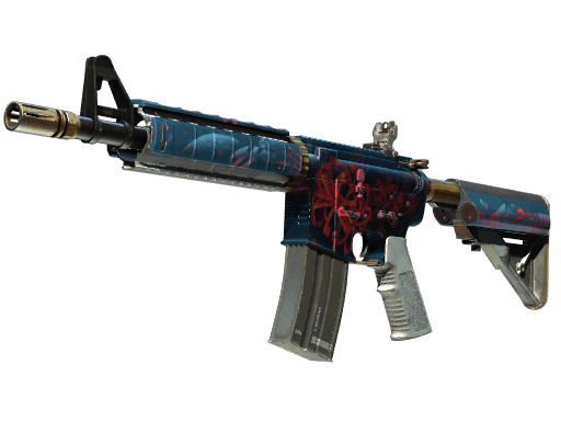 M4A4 Spider Lily (Souvenir Well-Worn)