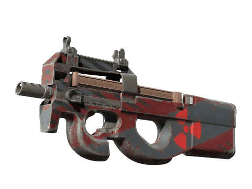 P90 Fallout Warning (Souvenir Well-Worn)