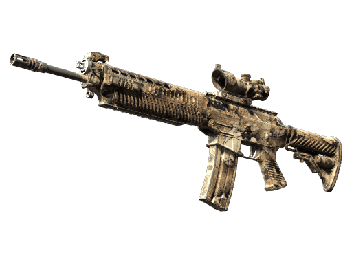 SG 553 Bleached (Souvenir Field-Tested)