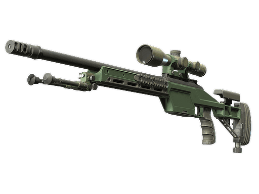 SSG 08 Green Ceramic (Souvenir Field-Tested)