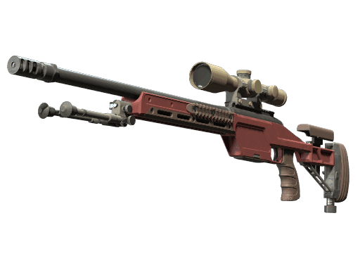 SSG 08 Red Stone (Souvenir Minimal Wear)