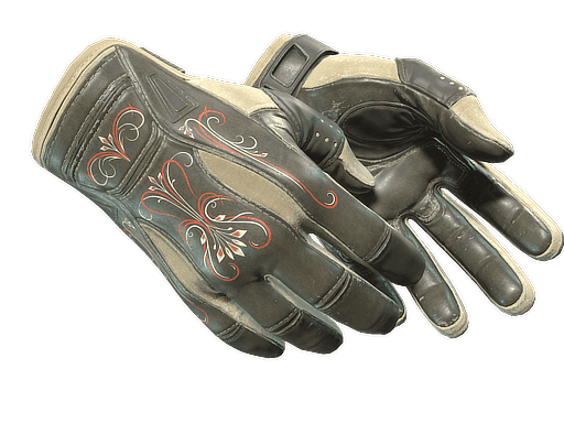 Sport Gloves Creme Pinstripe (Well-Worn)