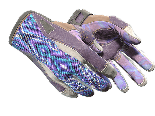 Sport Gloves Violet Beadwork (Field-Tested)