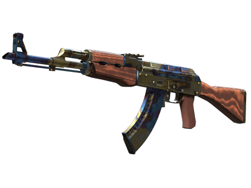 AK-47 Case Hardened (StatTrak Well-Worn)