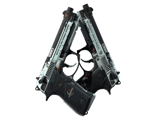 Dual Berettas Dezastre (StatTrak Field-Tested)