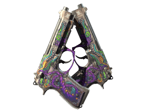 Dual Berettas Flora Carnivora (StatTrak Battle Scarred)