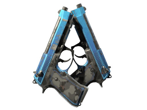 Dual Berettas Urban Shock (StatTrak Well-Worn)
