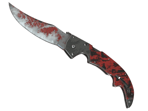 Crimson Web | Falchion Knife CS2 Skin